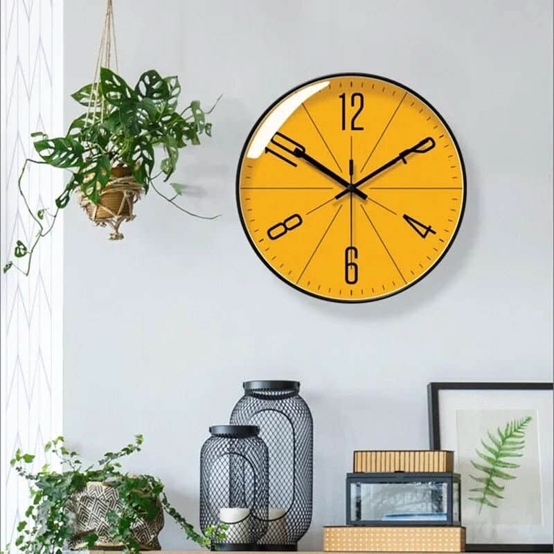 HUSKLOK – Orologio da Parete Nordico Silenzioso con Design Minimalista