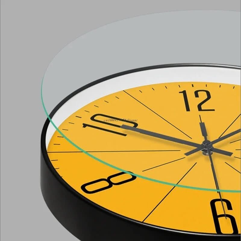HUSKLOK – Orologio da Parete Nordico Silenzioso con Design Minimalista