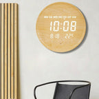 Orologio da Parete Digitale Scandinavo con Display LED e Alimentazione USB
