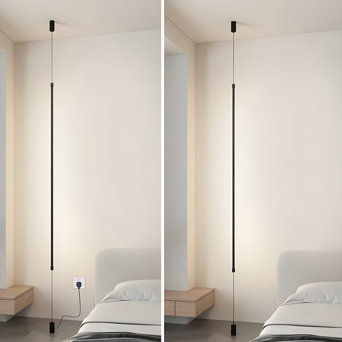 Lampada da terra LED Snella – Design minimalista per un'atmosfera domestica accogliente