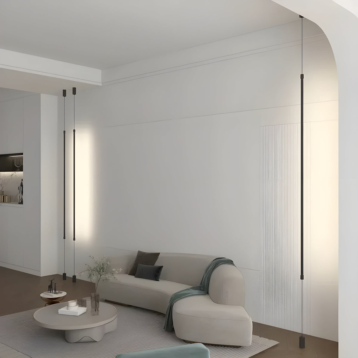 Lampada da terra LED Snella – Design minimalista per un'atmosfera domestica accogliente