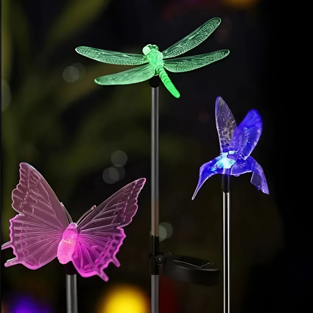 Lampada solare a farfalla – Illuminazione incantevole per il tuo giardino