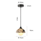 Lampada a sospensione in marmo nero – Moderna e lussuosa | Illuminazione interna elegante