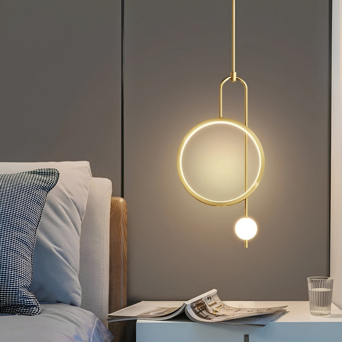 SereniRing Light - Moderna Lampada da Soffitto LED a Anello