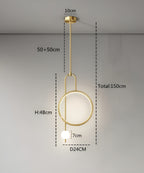 SereniRing Light - Moderna Lampada da Soffitto LED a Anello