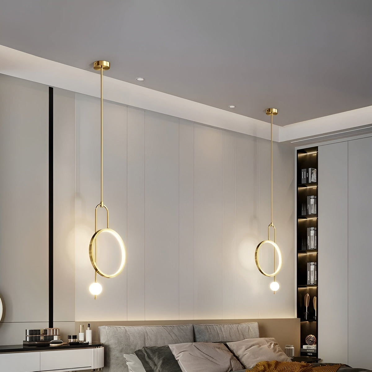 SereniRing Light - Moderna Lampada da Soffitto LED a Anello