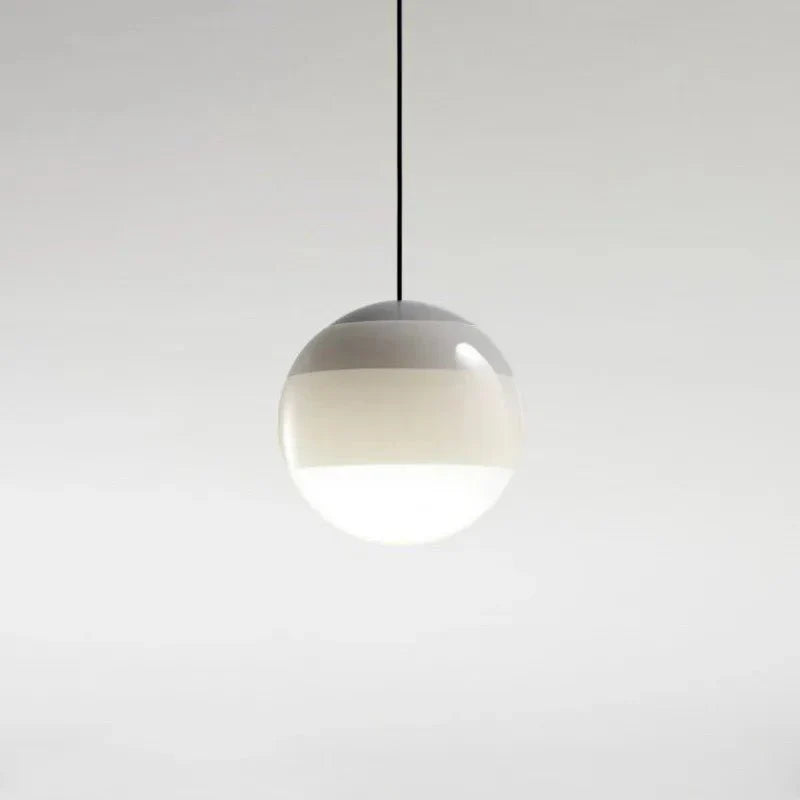 Lampada a Sospensione in Vetro con Gradiente di Colore Illuminazione Moderna