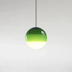 Lampada a Sospensione in Vetro con Gradiente di Colore Illuminazione Moderna