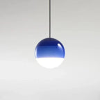 Lampada a Sospensione in Vetro con Gradiente di Colore Illuminazione Moderna