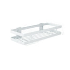 Scaffale per Bagno Portasciugamani Porta Doccia Scaffale Nero Cesto