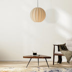 Lampada a sospensione Globe in fibra Shropshire Shades 40cm
