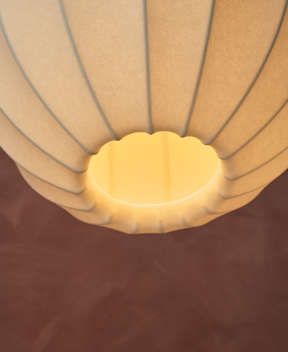 Lampada a sospensione Globe in fibra Shropshire Shades 40cm