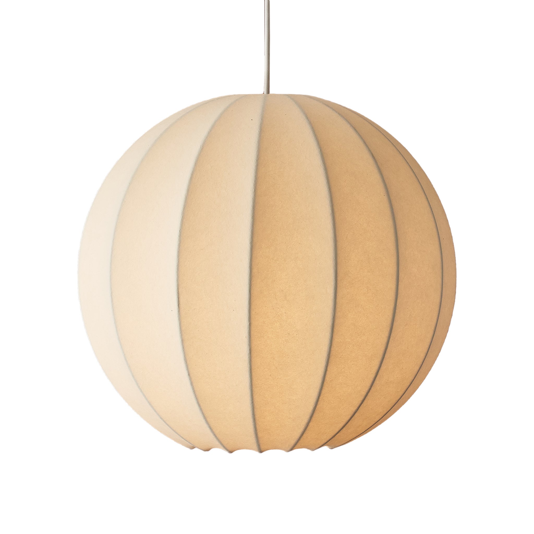 Lampada a sospensione Globe in fibra Shropshire Shades 40cm