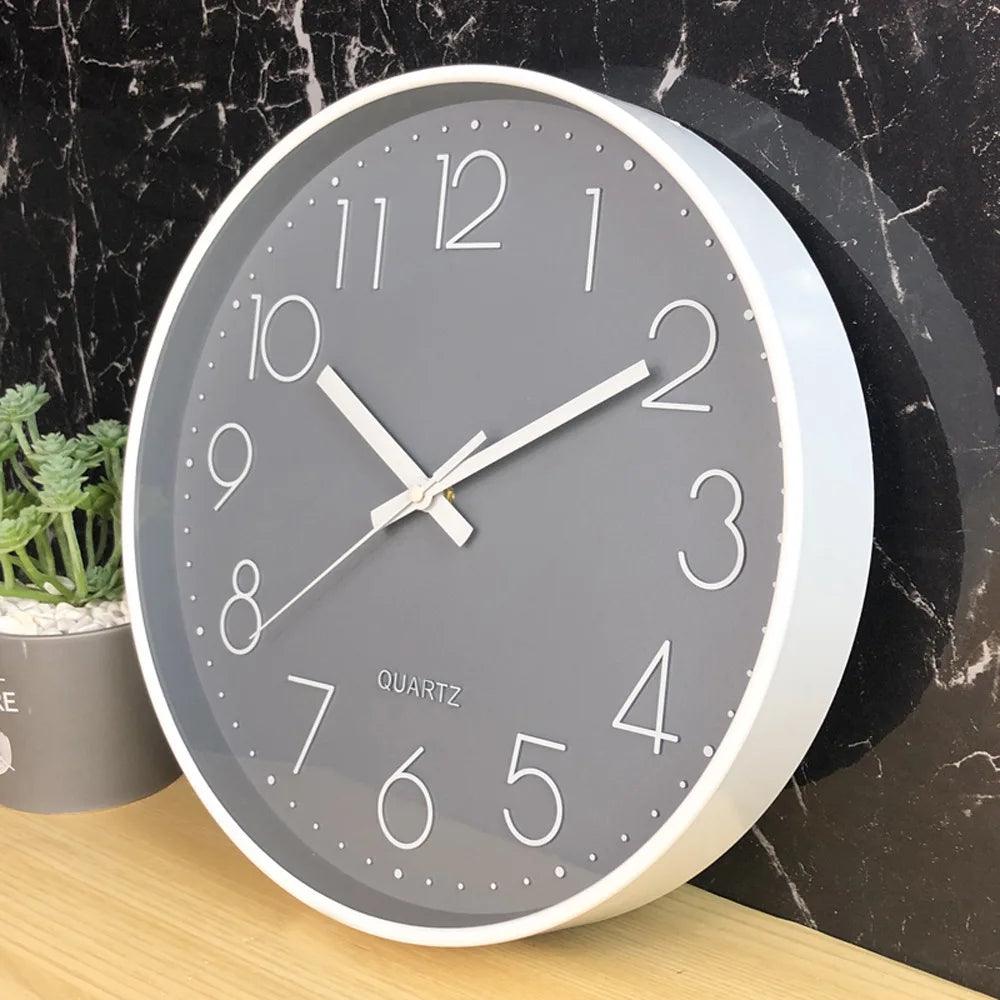 SILENTICK – Orologio da parete silenzioso da 30 cm per decorazioni moderne