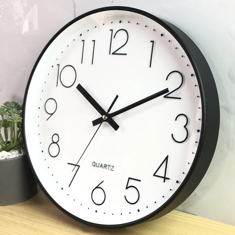 SILENTICK – Orologio da parete silenzioso da 30 cm per decorazioni moderne