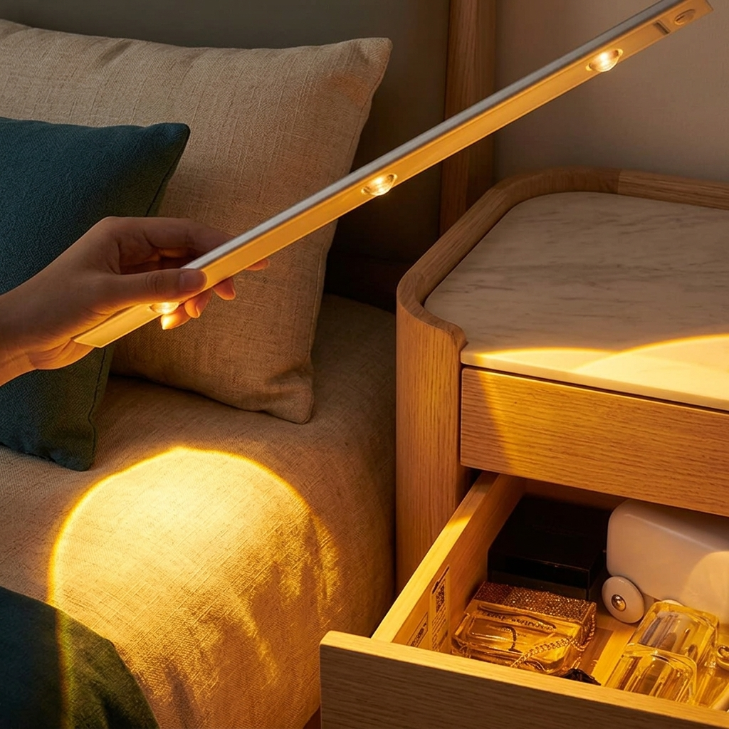 Luce LED Wireless con Sensore di Movimento Ricaricabile Dimmerabile a 3 Colori