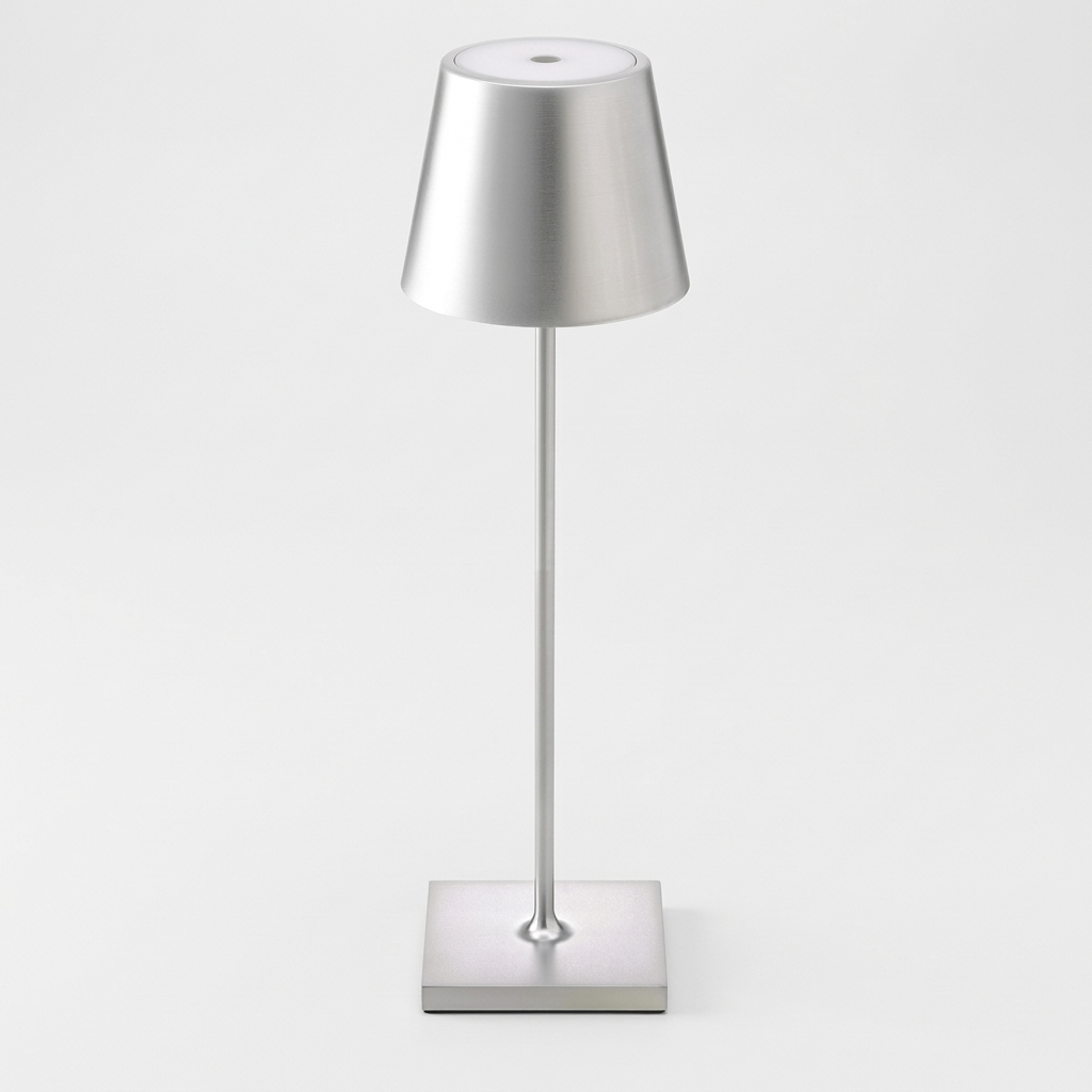 Lampada da Tavolo Ricaricabile Wireless LED Touch Design Moderno Luce Ambiente Portatile
