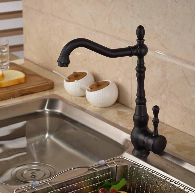 Rubinetto per Lavabo con Maniglia Singola Rotazione 360
