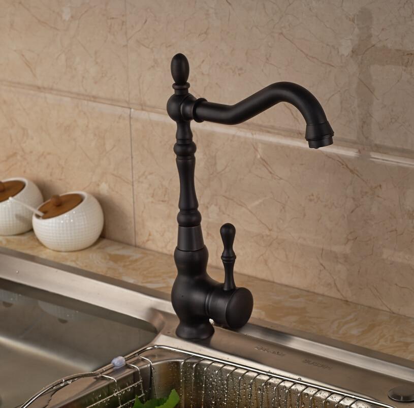 Rubinetto per Lavabo con Maniglia Singola Rotazione 360