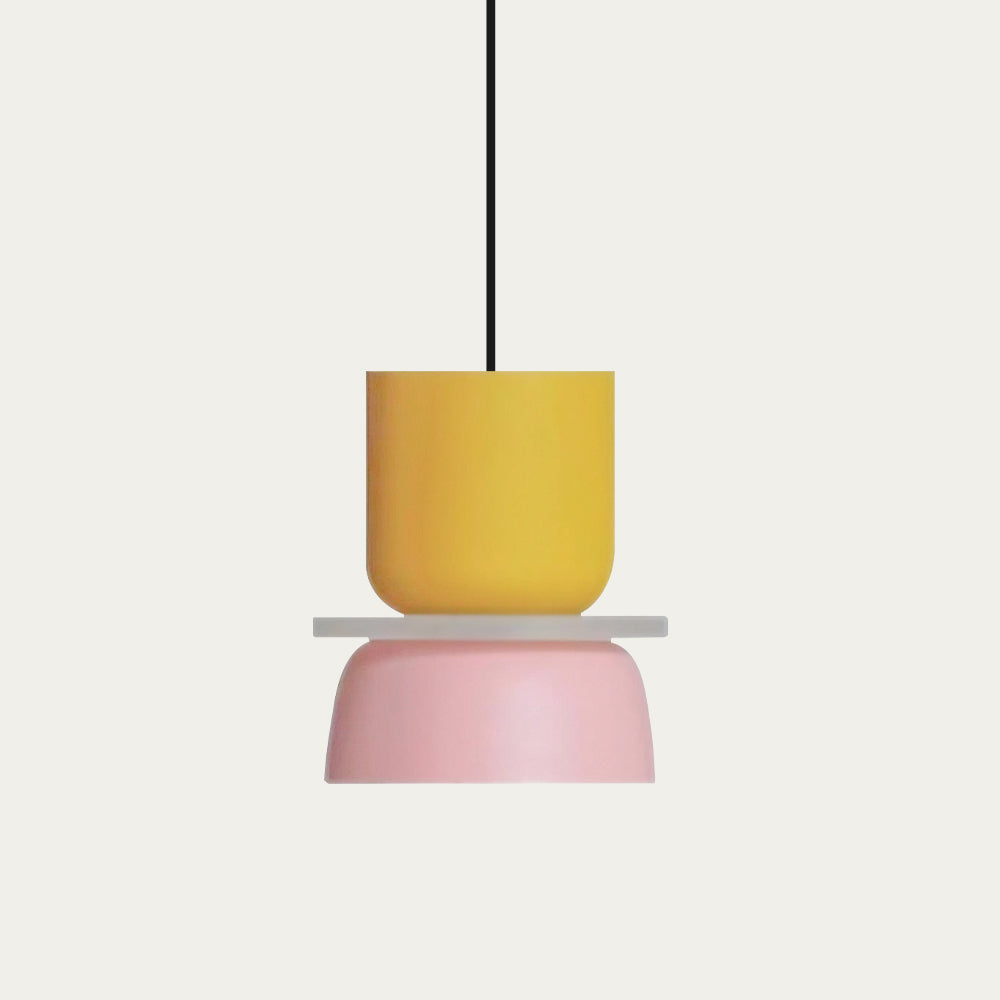 Lampada a sospensione scandinava Lucie Colour Block