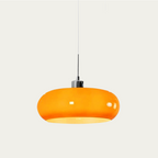 Aurevina | Lampada a sospensione in vetro Bauhaus con paralume in vetro soffiato
