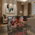 SMARTREFLECT – Orologio Alarm con Specchio LED Curvo per Spazi Moderni