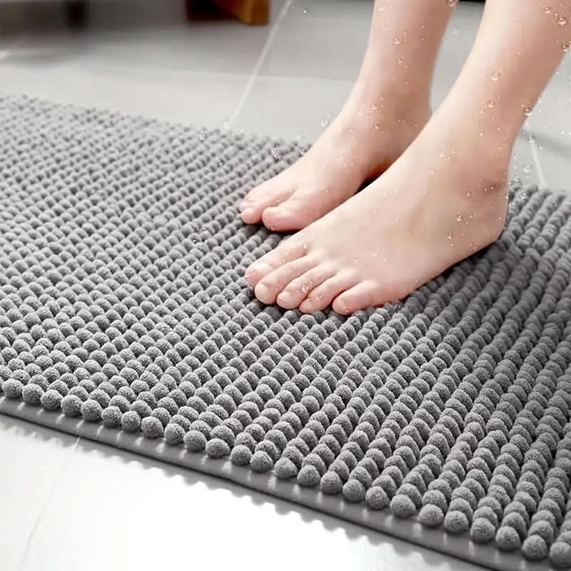 SOFTDRY – Tappeto da Bagno in Microfibra Chenille con Base Antiscivolo