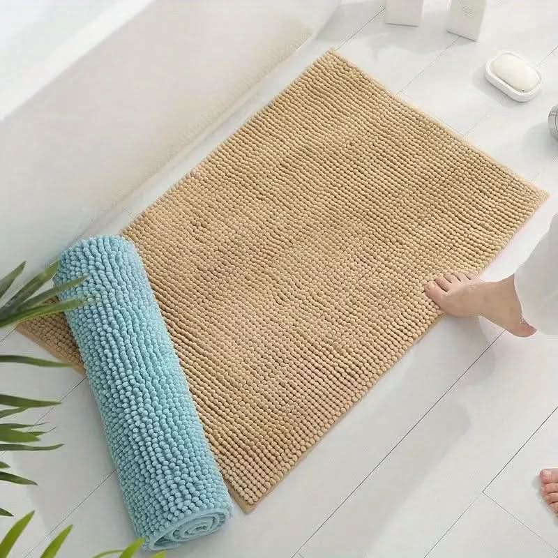 SOFTDRY – Tappeto da Bagno in Microfibra Chenille con Base Antiscivolo