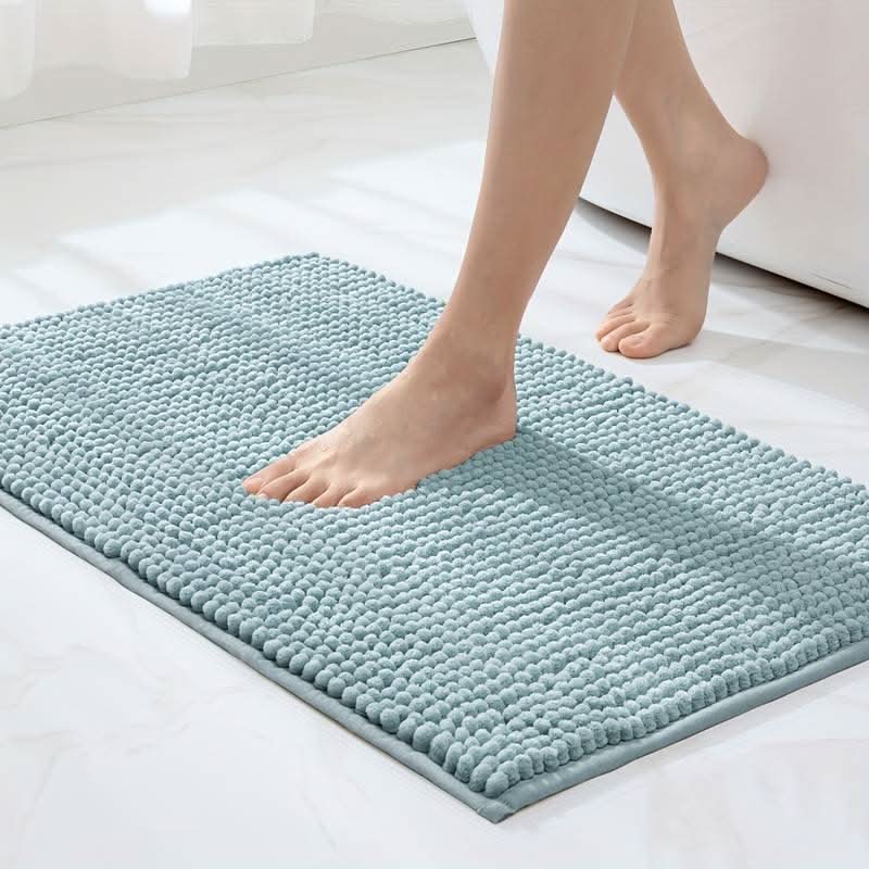 SOFTDRY – Tappeto da Bagno in Microfibra Chenille con Base Antiscivolo