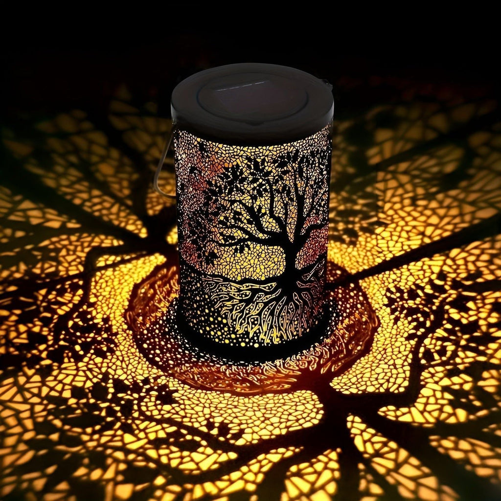 SolarArt Lanterna - Lusso Decorazione Artistica in Metallo Lanterna Solare da Esterno