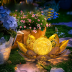 Lampada a fiori di loto solare – Illuminazione decorativa per giardino, terrazza e balcone
