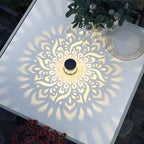 Lampada da parete solare – 2 pezzi decorativa e resistente alle intemperie per esterni