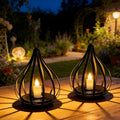 Lampada solare a forma di goccia – Illuminazione decorativa per il giardino | Resistente alle intemperie per esterni