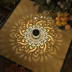 Lampada solare per muro e recinto – Automatica e resistente alle intemperie | Illuminazione esterna IP65 per giardino e terrazza