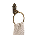 Anello Porta Asciugamani da Bagno Rotondo in Alluminio Solido da Muro