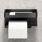 Supporto per Carta in Alluminio Spaziale Accessorio da Bagno Porta Telefono Mensola per WC