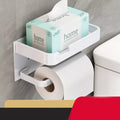 Supporto per Carta in Alluminio Spaziale Accessorio da Bagno Porta Telefono Mensola per WC