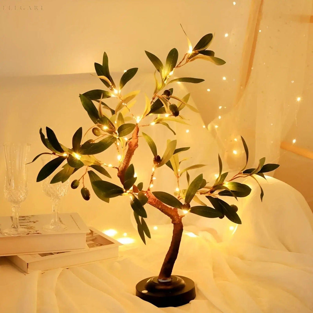 Lampada SparkleTree - Lampada da tavolo a LED per decorazione domestica a forma di albero