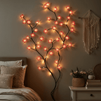 SPARKLIA – Luci Fairy LED da 1,6 m con Luce Calda Bianca e Rosa