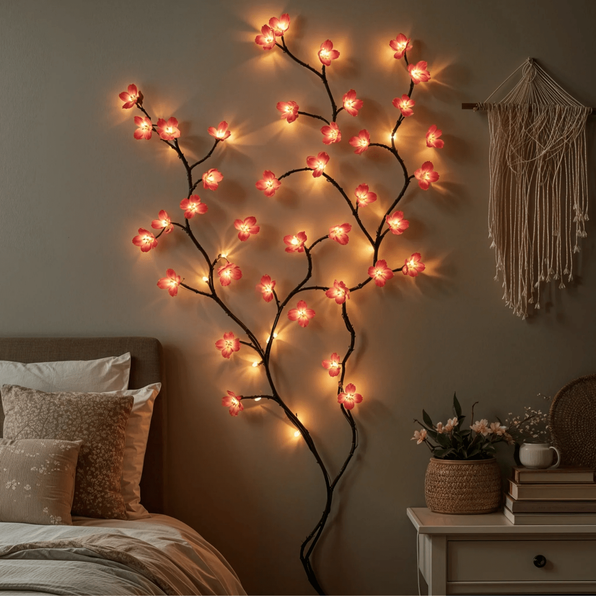 SPARKLIA – Luci Fairy LED da 1,6 m con Luce Calda Bianca e Rosa