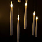 SPELLFLAME – Candele Galleggianti Senza Fiamma a Batteria con Telecomando a Bacchetta Magica