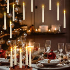 SPELLFLAME – Candele Galleggianti Senza Fiamma a Batteria con Telecomando a Bacchetta Magica