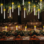 SPELLFLAME – Candele Galleggianti Senza Fiamma a Batteria con Telecomando a Bacchetta Magica