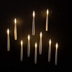 SPELLFLAME – Candele Galleggianti Senza Fiamma a Batteria con Telecomando a Bacchetta Magica