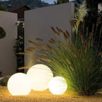 Luce da Giardino Esterna Moderna a Globo in PE LED Ricaricabile