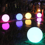 Luce da Giardino Esterna Moderna a Globo in PE LED Ricaricabile