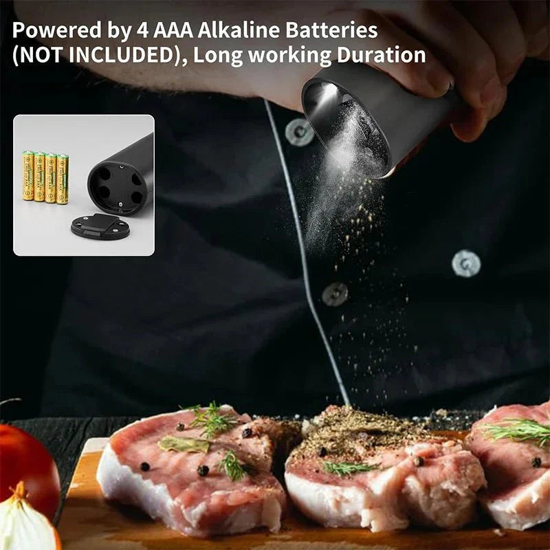 SPICEDUO – Set di Macinini Elettrici per Sale e Pepe con Grossore Regolabile