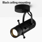 Spot LED orientabile con apertura regolabile