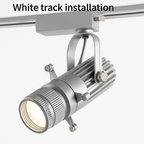 Spot LED orientabile con apertura regolabile