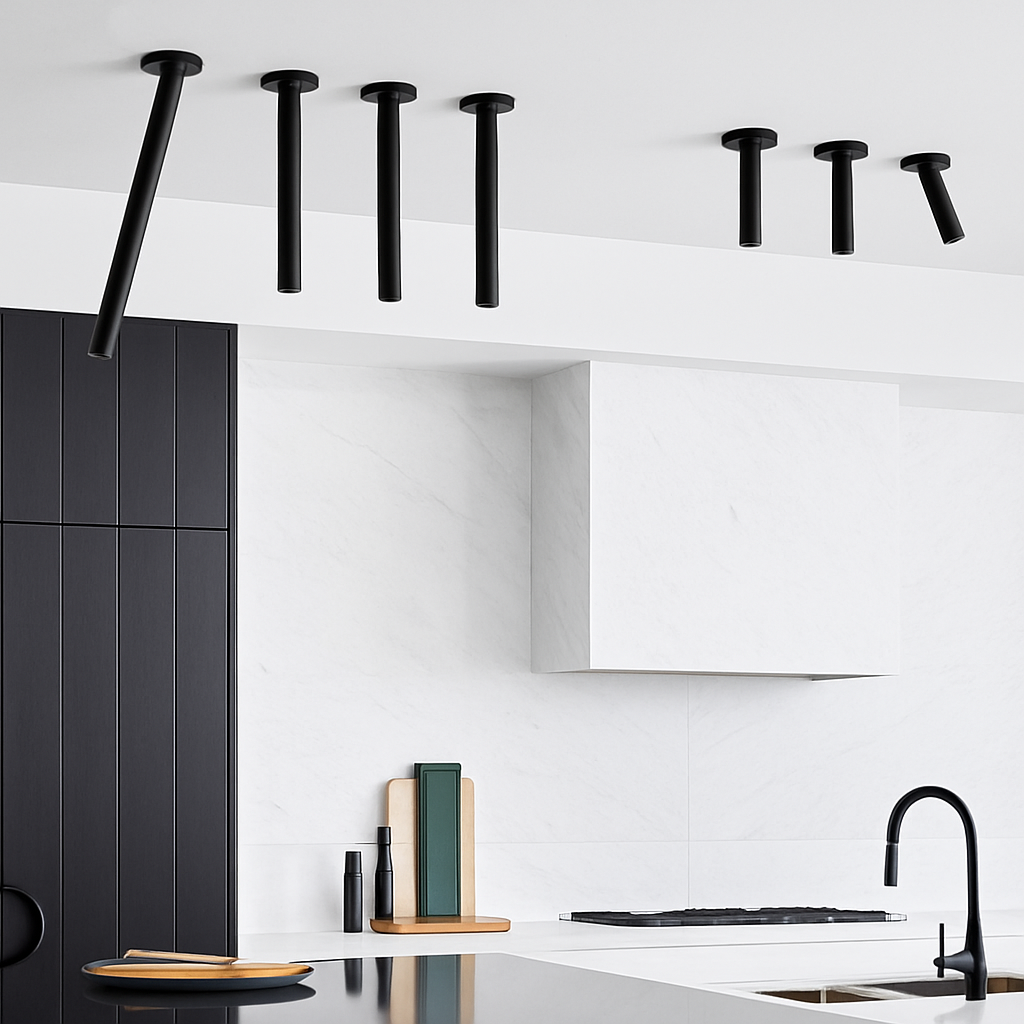 Spot LED in tubo orientabile Moderno